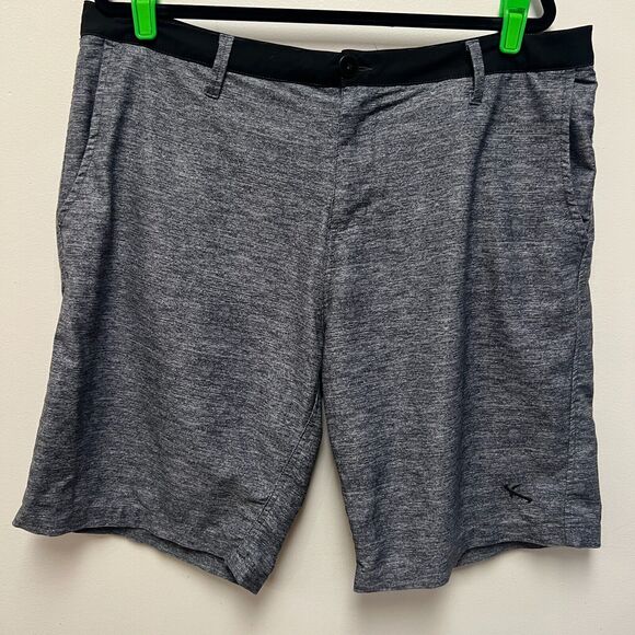 Lost Shorts Men’s 38 Gray Seaworthy Hybrid Heathered Board Chino Surf Beach - Picture 1 of 8